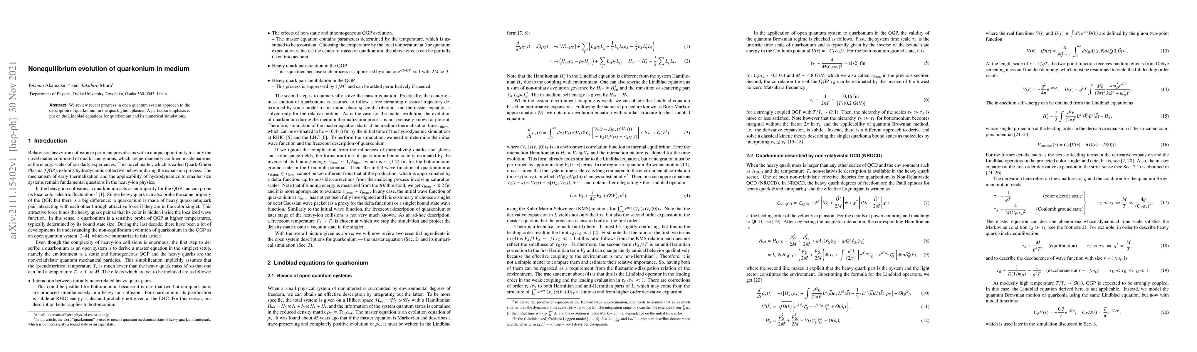 Thumbnail for Nonequilibrium evolution of quarkonium in medium