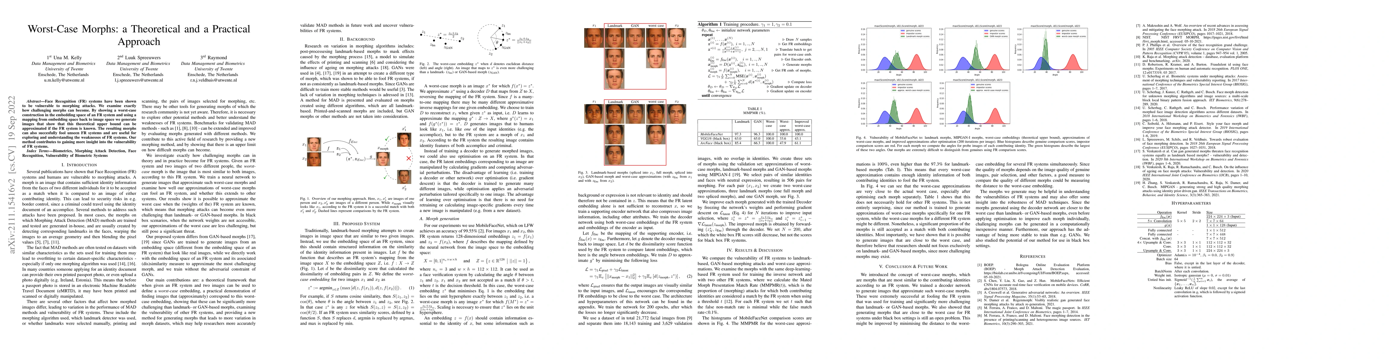 Thumbnail for Worst-Case Morphs: a Theoretical and a Practical Approach