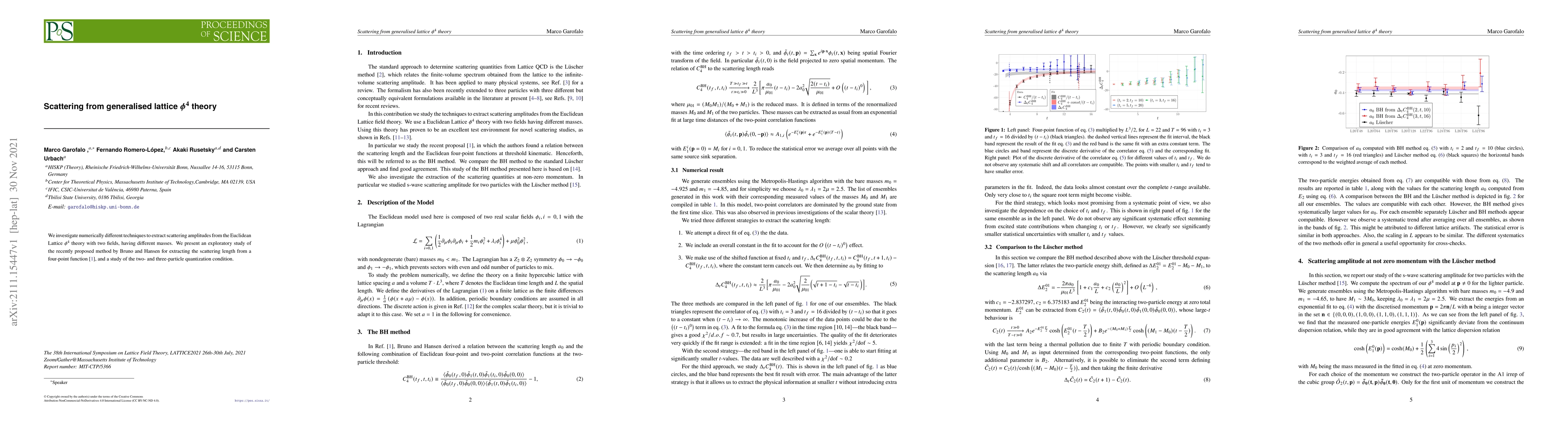 Thumbnail for Scattering from generalised lattice $\phi^4$ theory