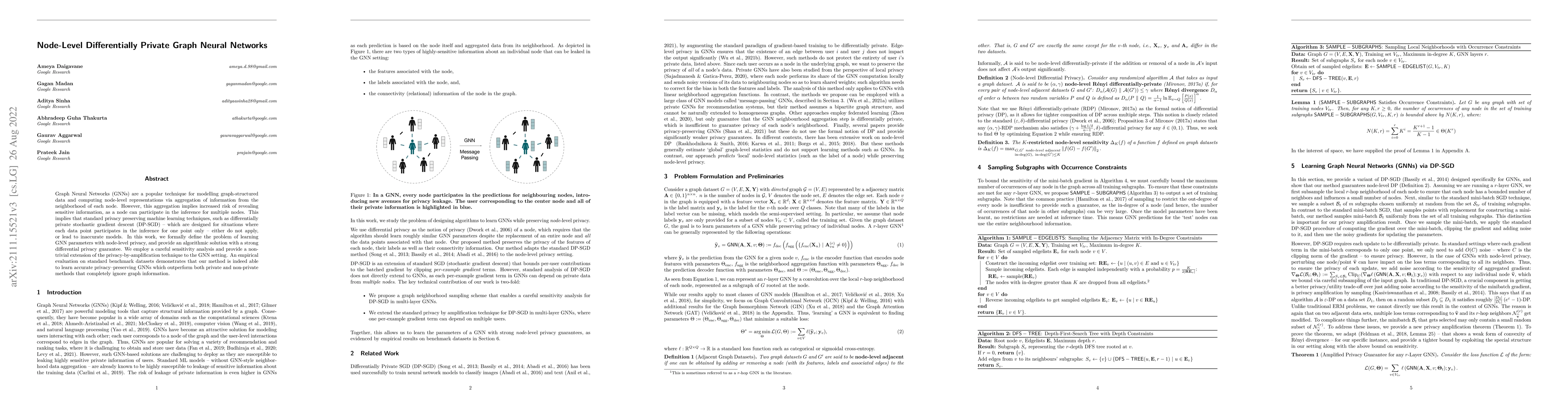 Thumbnail for Node-Level Differentially Private Graph Neural Networks