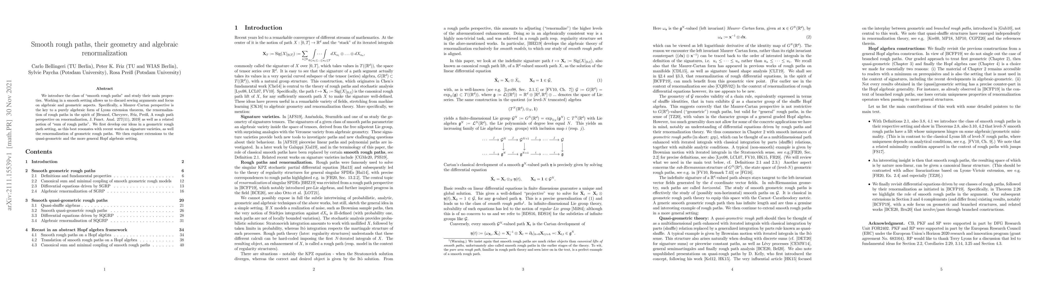 Thumbnail for Smooth rough paths, their geometry and algebraic renormalization