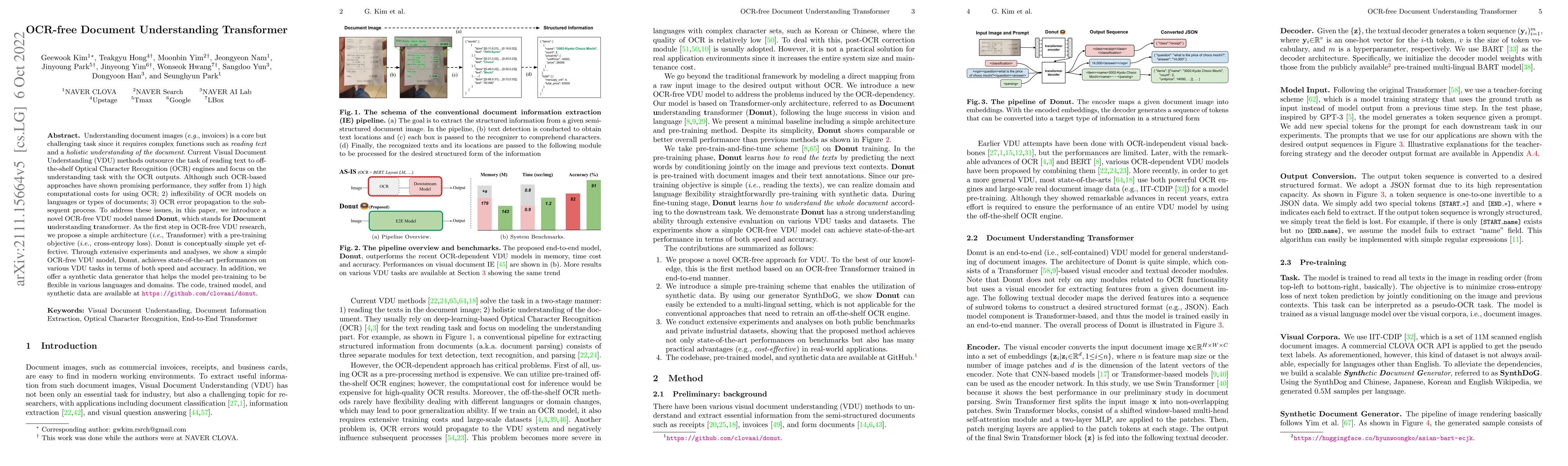 Thumbnail for OCR-free Document Understanding Transformer