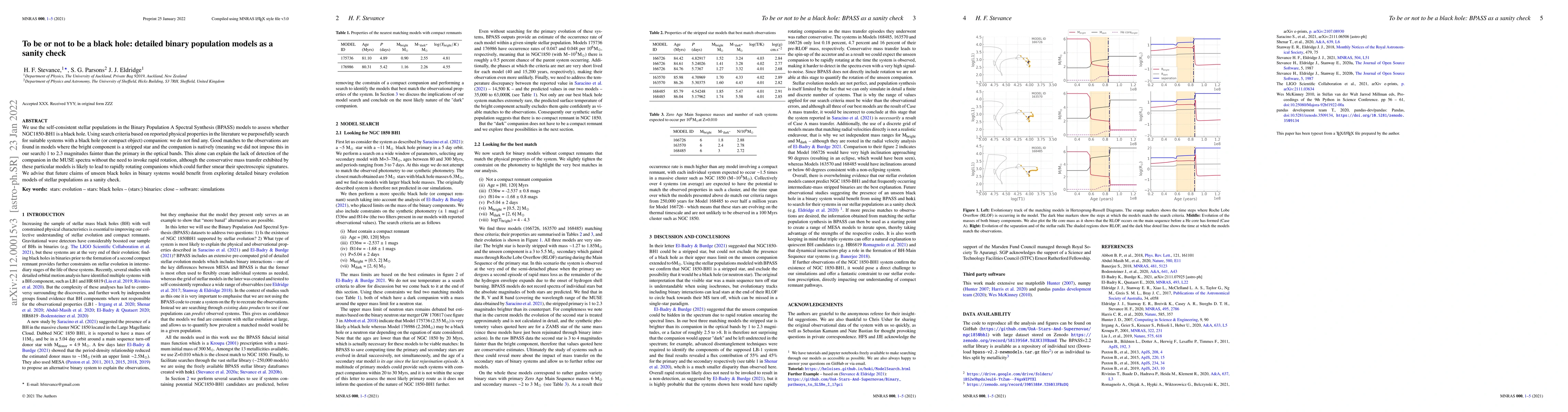 Thumbnail for To be or not to be a black hole: detailed binary population models as a
  sanity check