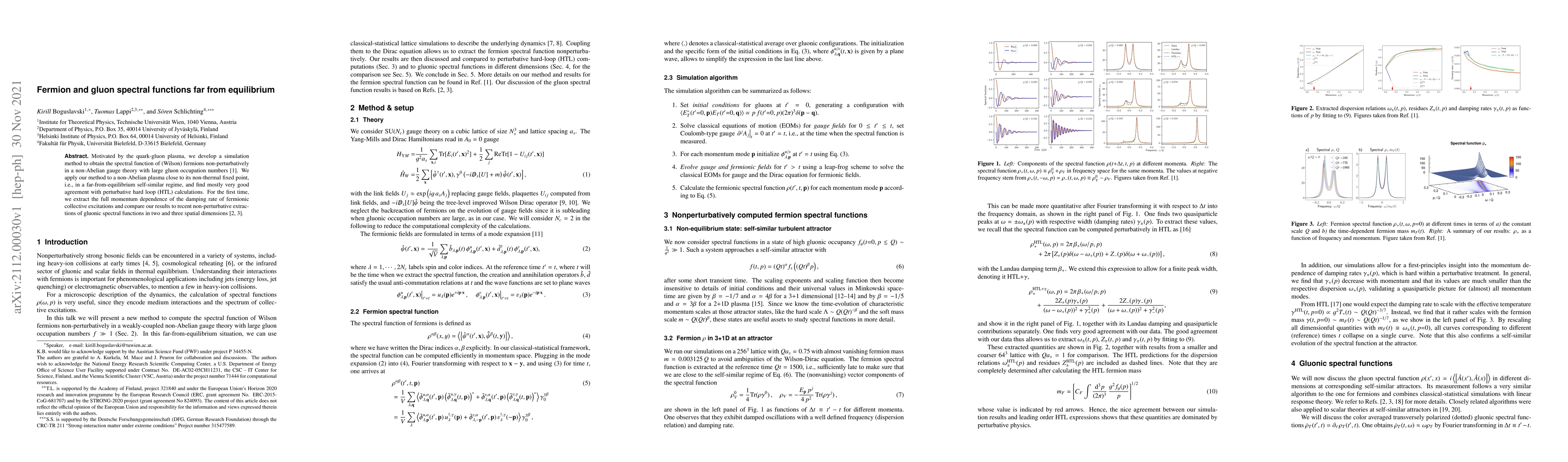 Thumbnail for Fermion and gluon spectral functions far from equilibrium