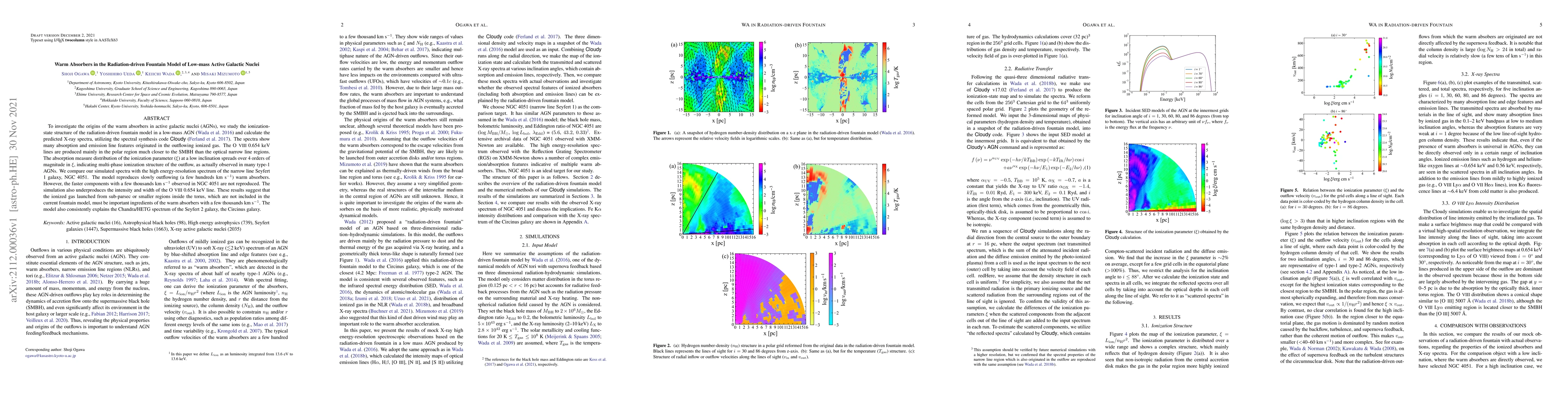 Thumbnail for Warm Absorbers in the Radiation-driven Fountain Model of Low-mass Active
  Galactic Nuclei
