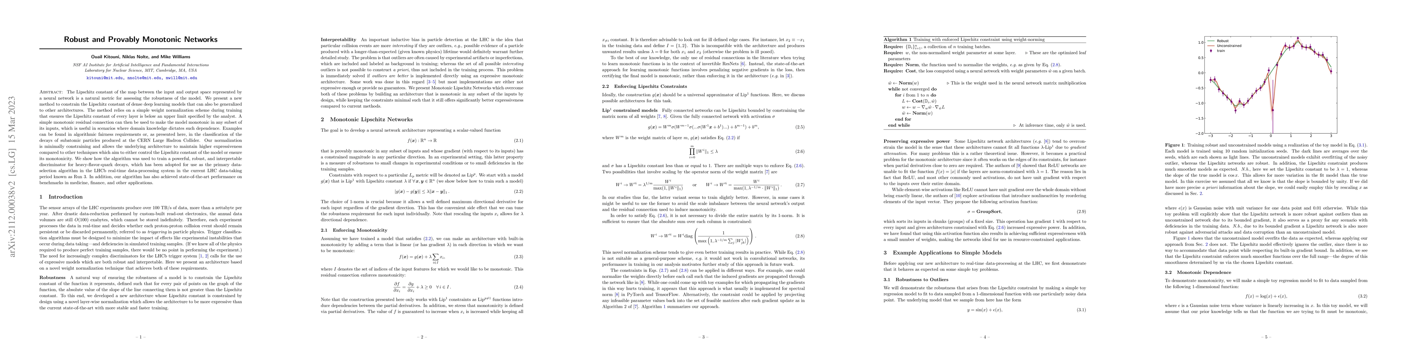 Thumbnail for Robust and Provably Monotonic Networks