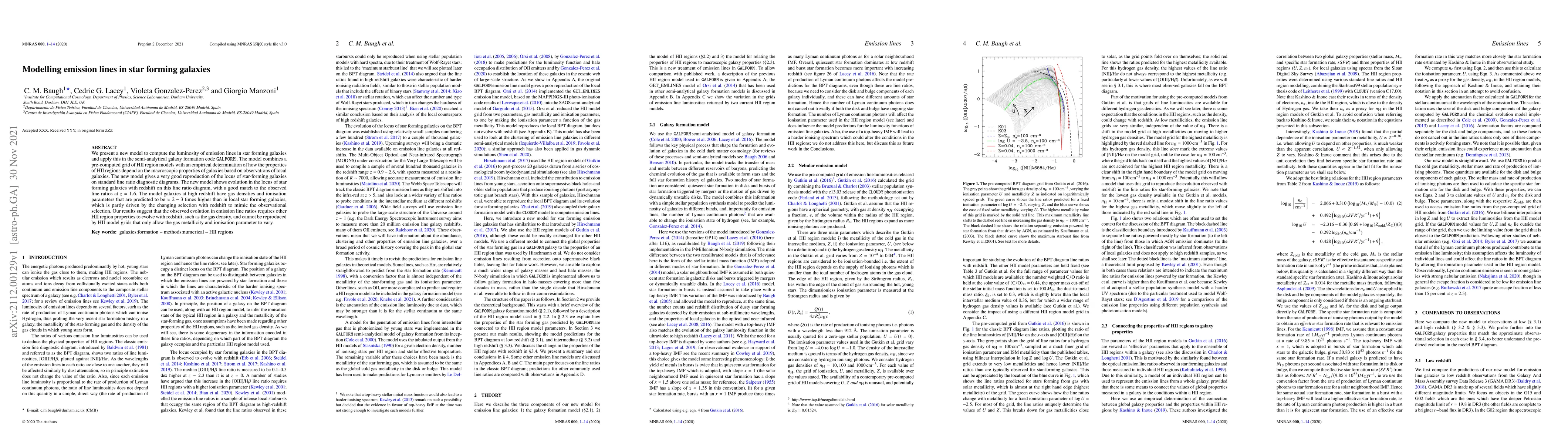 Thumbnail for Modelling emission lines in star forming galaxies