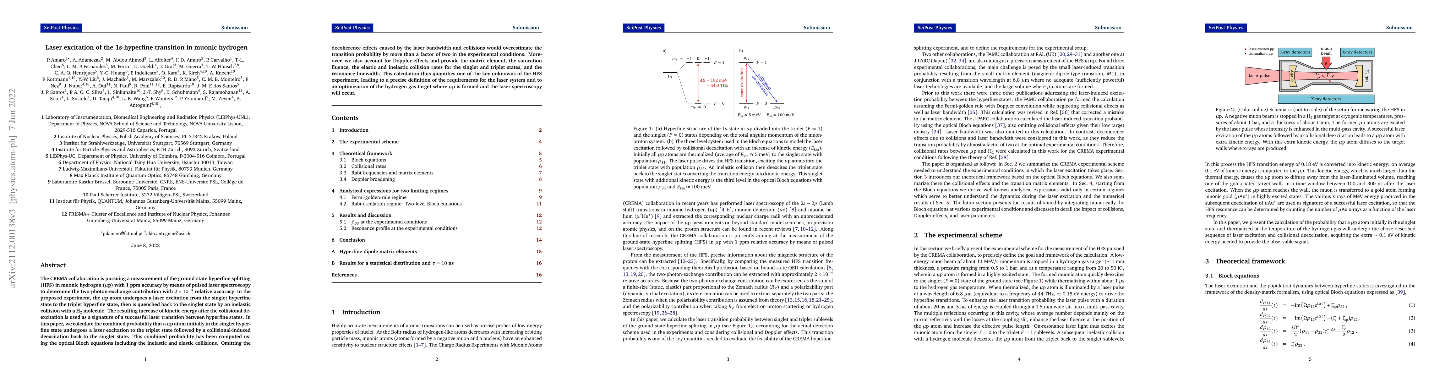 Thumbnail for Laser excitation of the 1s-hyperfine transition in muonic hydrogen