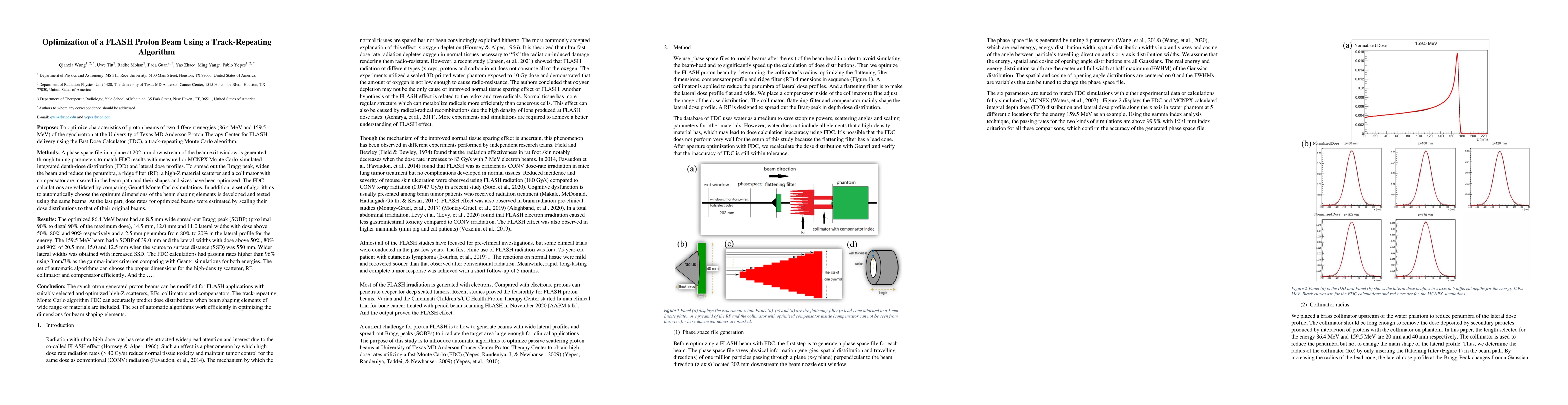 Thumbnail for Optimization of FLASH Proton Beams Using a Track-Repeating Algorithm