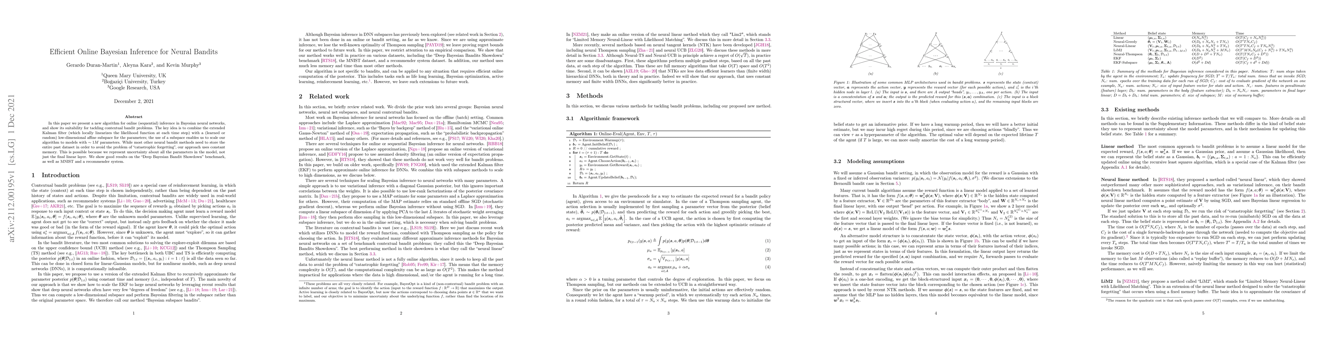 Thumbnail for Efficient Online Bayesian Inference for Neural Bandits