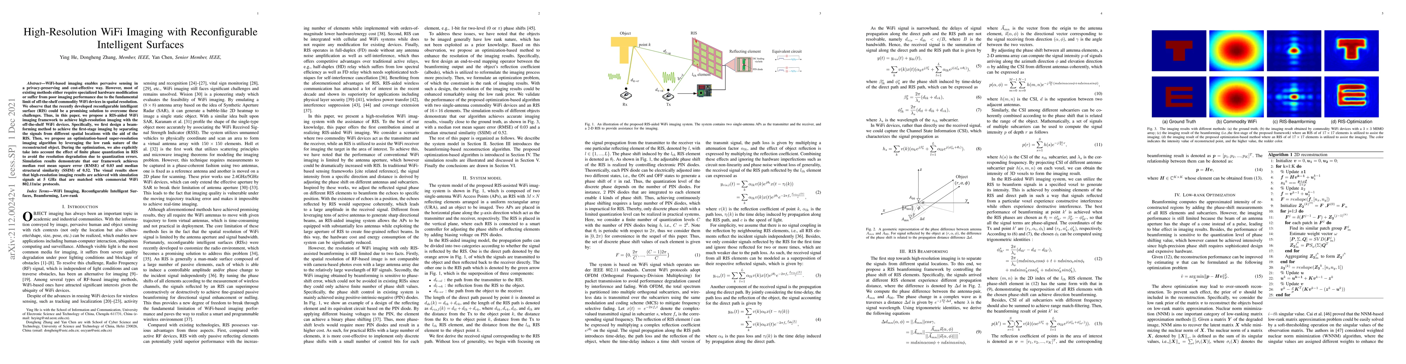 Thumbnail for High-Resolution WiFi Imaging with Reconfigurable Intelligent Surfaces
