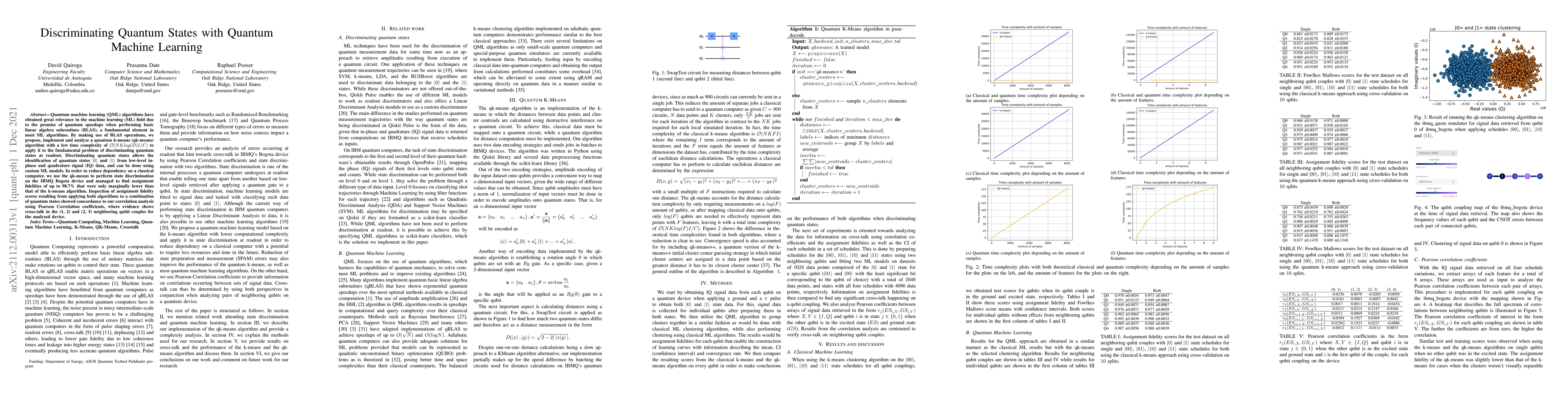 Thumbnail for Discriminating Quantum States with Quantum Machine Learning