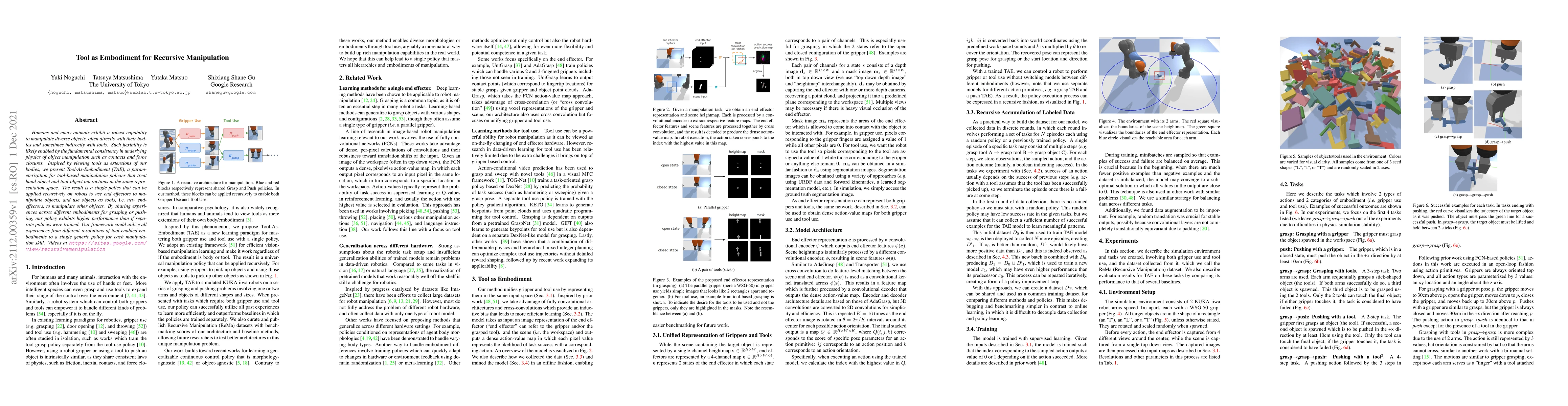 Thumbnail for Tool as Embodiment for Recursive Manipulation