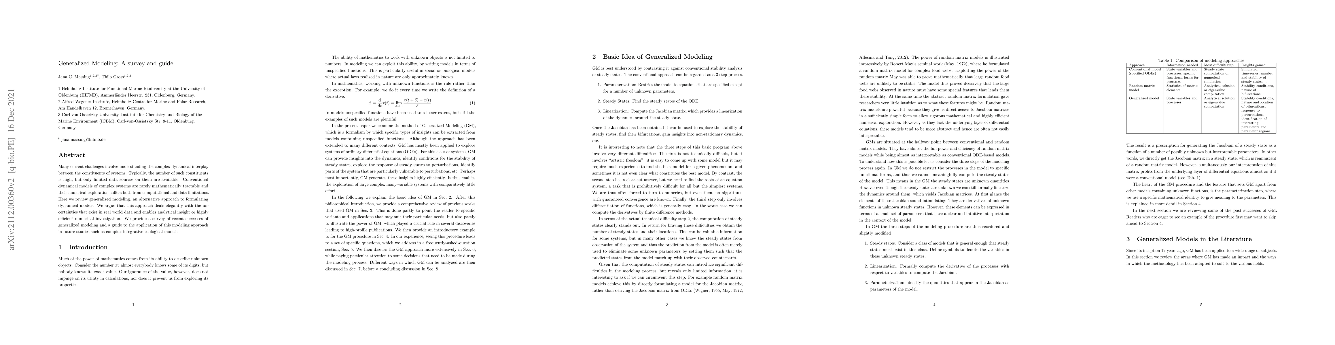 Thumbnail for Generalized Modeling: A survey and guide