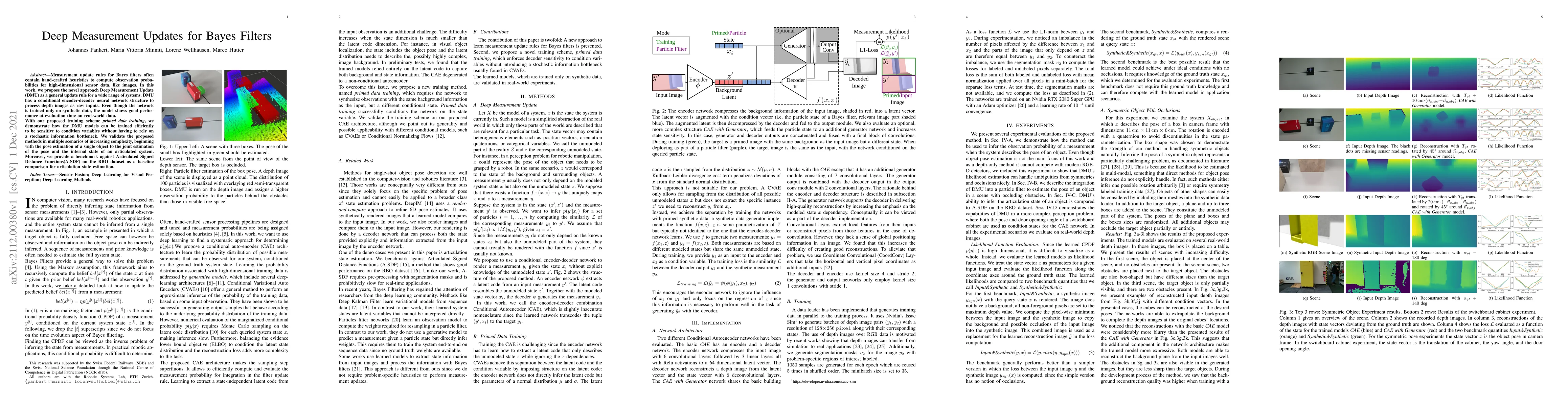 Thumbnail for Deep Measurement Updates for Bayes Filters