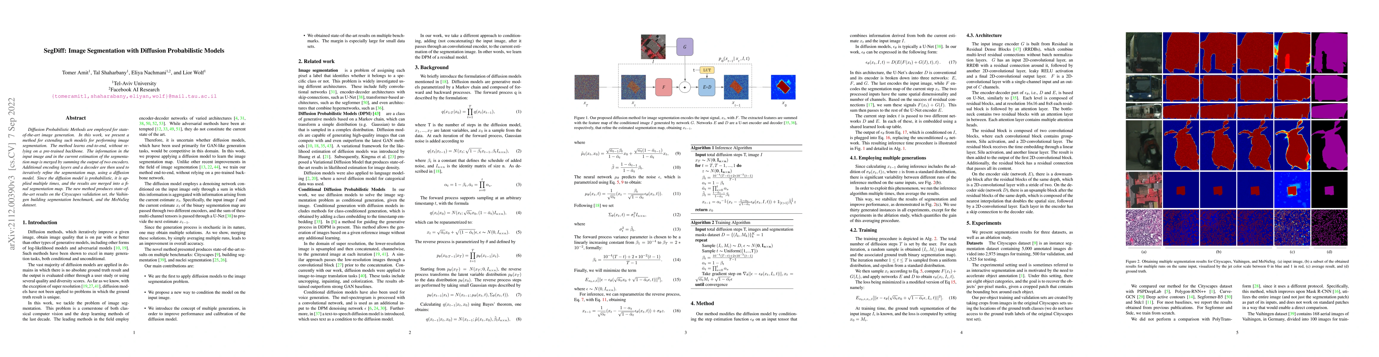 Thumbnail for SegDiff: Image Segmentation with Diffusion Probabilistic Models