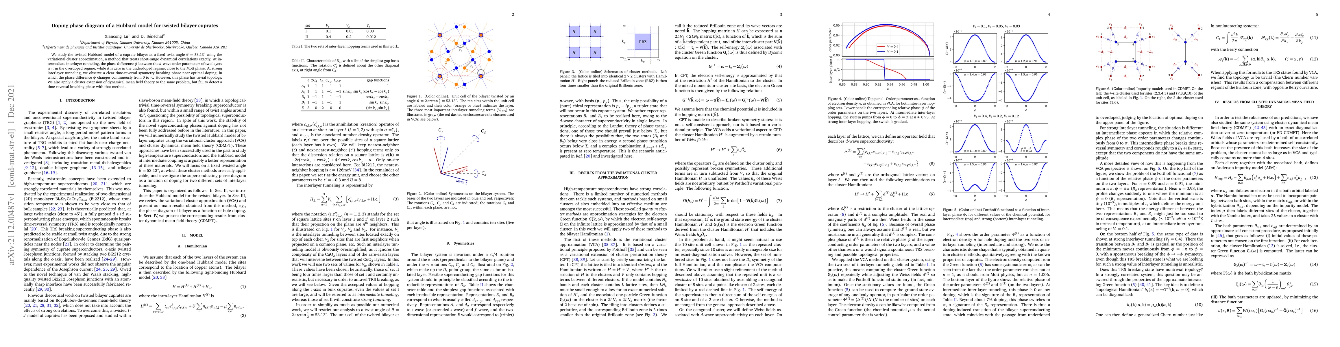 Thumbnail for Doping phase diagram of a Hubbard model for twisted bilayer cuprates