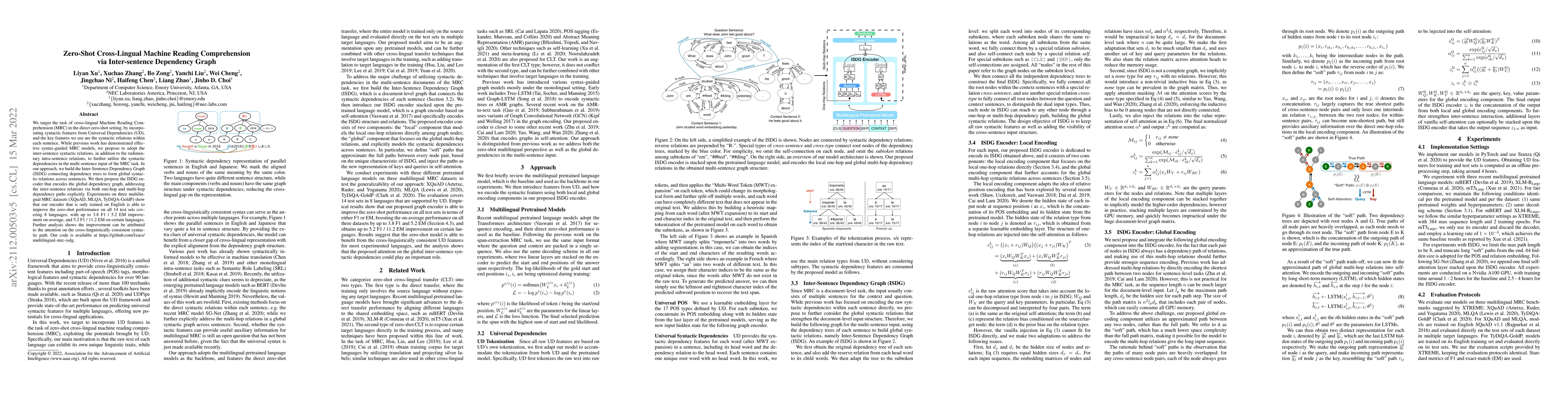 Thumbnail for Zero-Shot Cross-Lingual Machine Reading Comprehension via Inter-sentence
  Dependency Graph