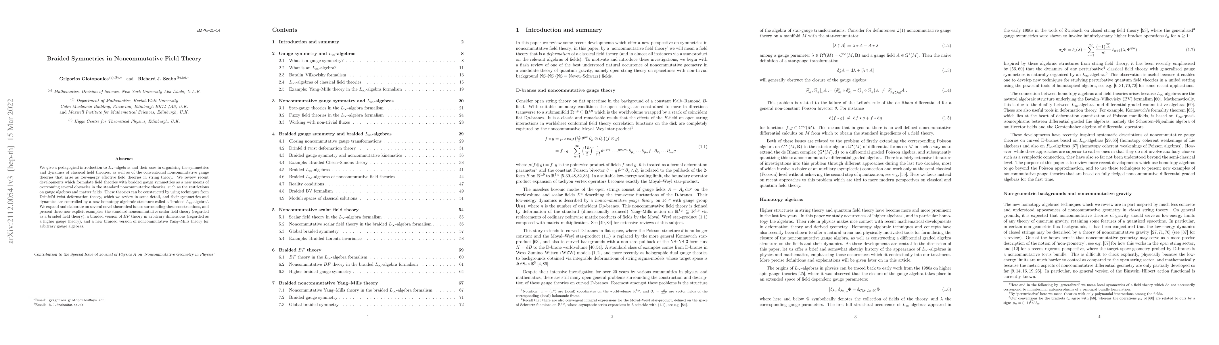 Thumbnail for Braided Symmetries in Noncommutative Field Theory