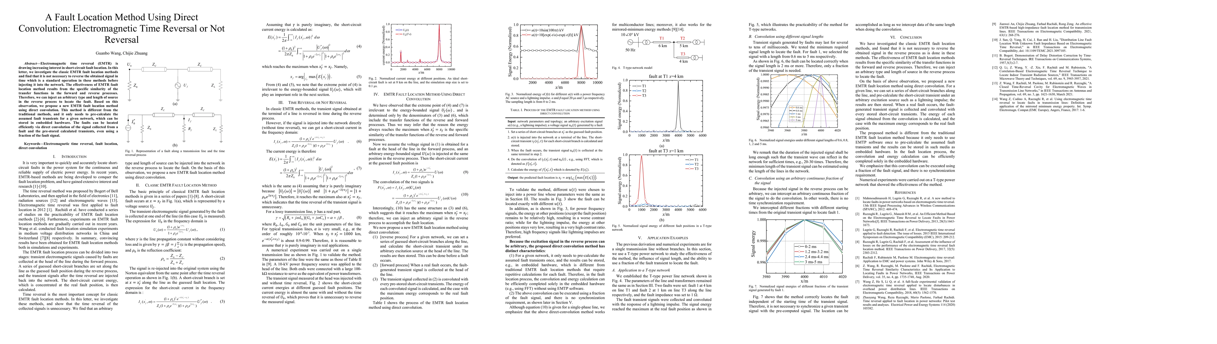 Thumbnail for A Fault Location Method Using Direct Convolution: Electromagnetic Time
  Reversal or Not Reversal