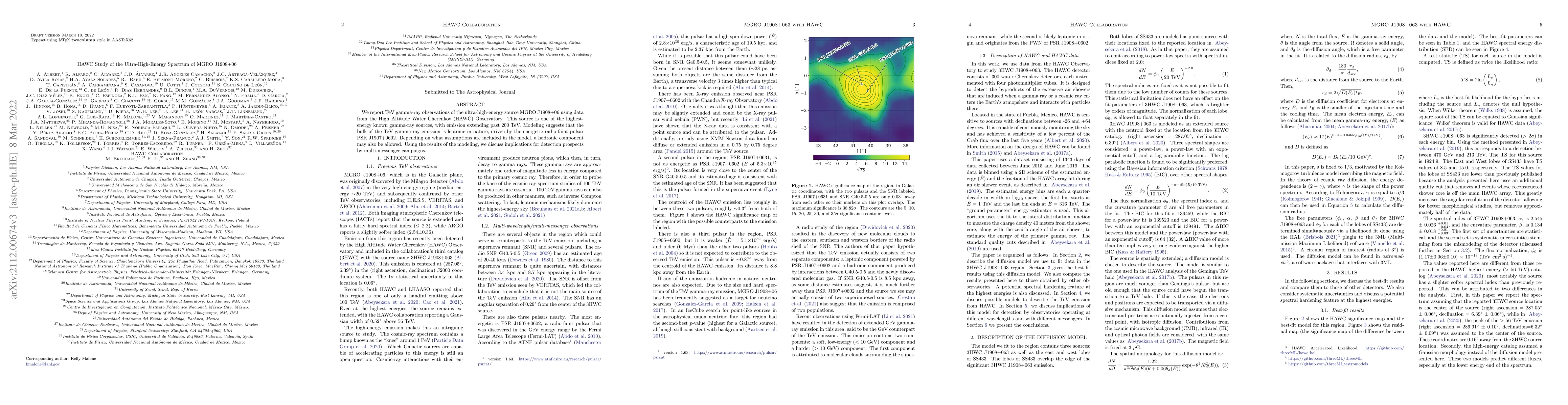 Thumbnail for HAWC Study of the Ultra-High-Energy Spectrum of MGRO J1908+06