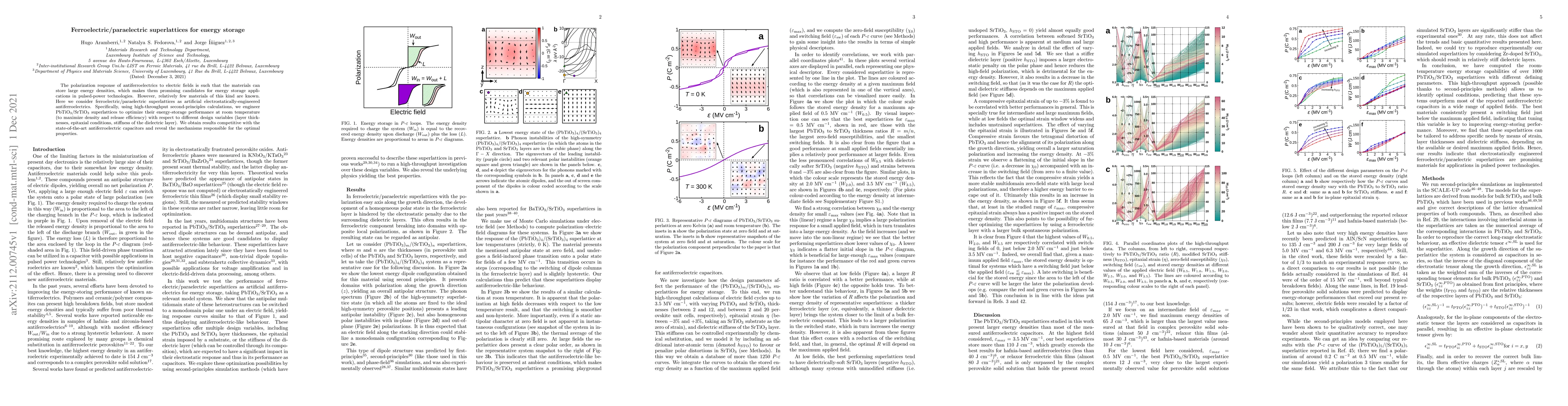 Thumbnail for Ferroelectric/paraelectric superlattices for energy storage