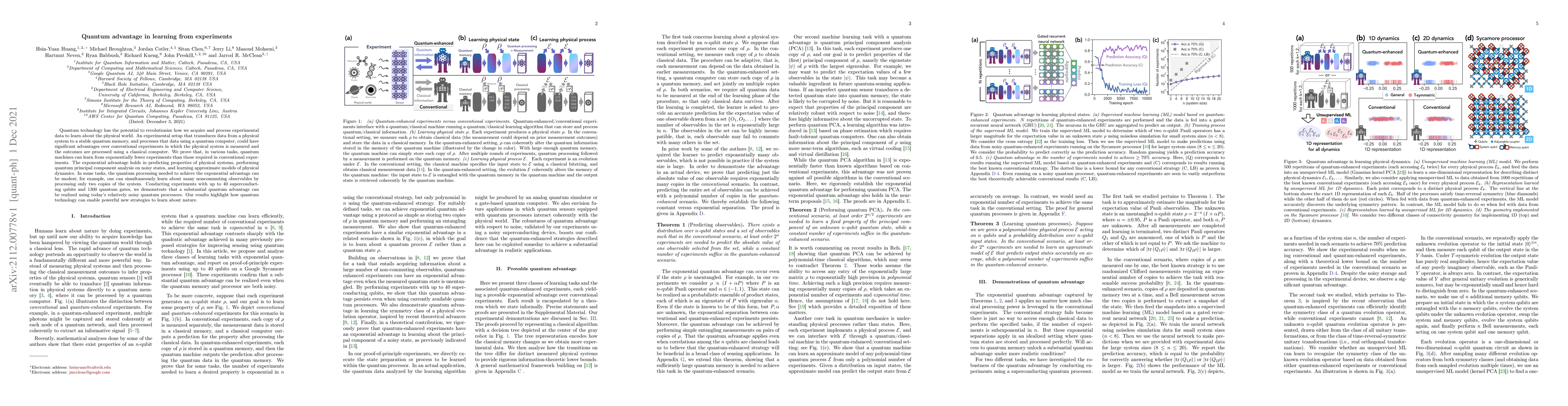 Thumbnail for Quantum advantage in learning from experiments