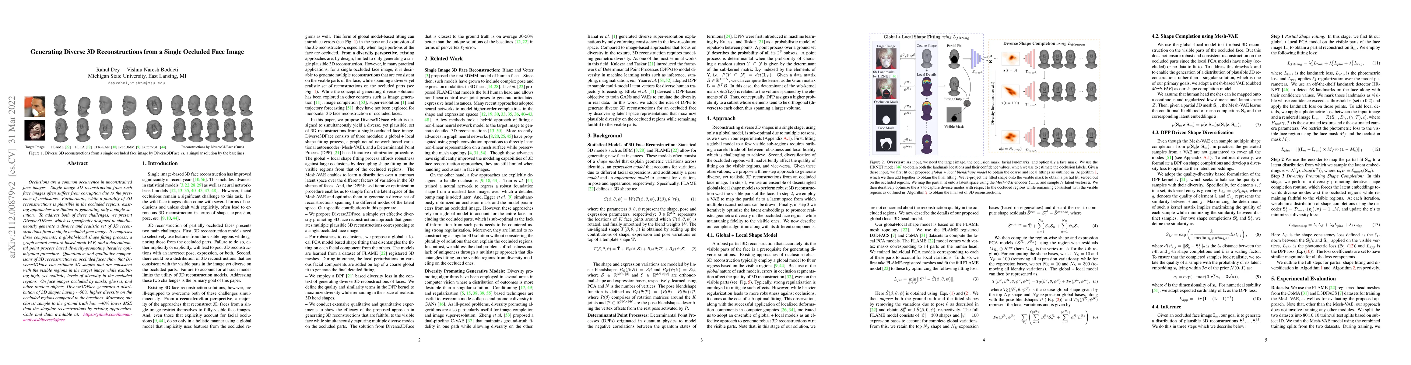 Thumbnail for Generating Diverse 3D Reconstructions from a Single Occluded Face Image