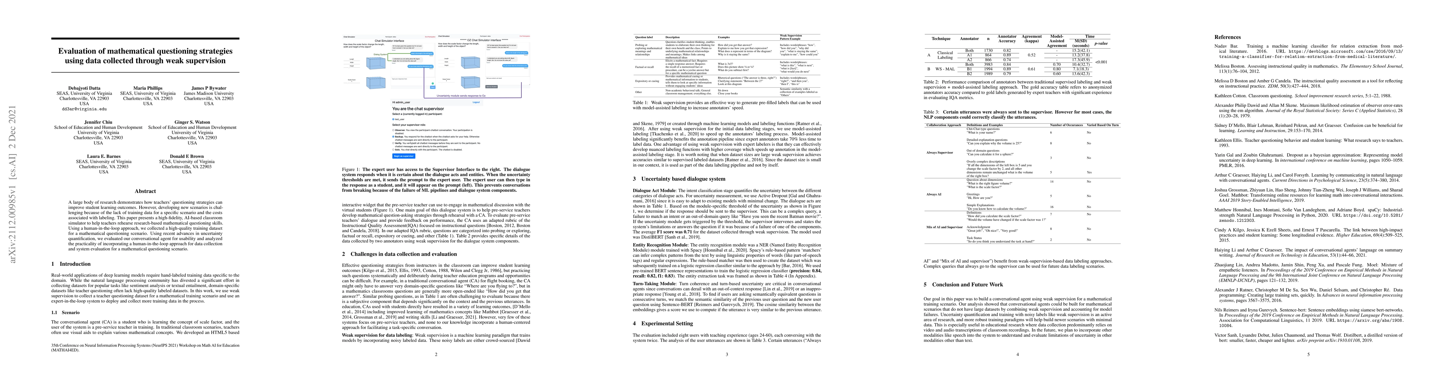 Thumbnail for Evaluation of mathematical questioning strategies using data collected
  through weak supervision