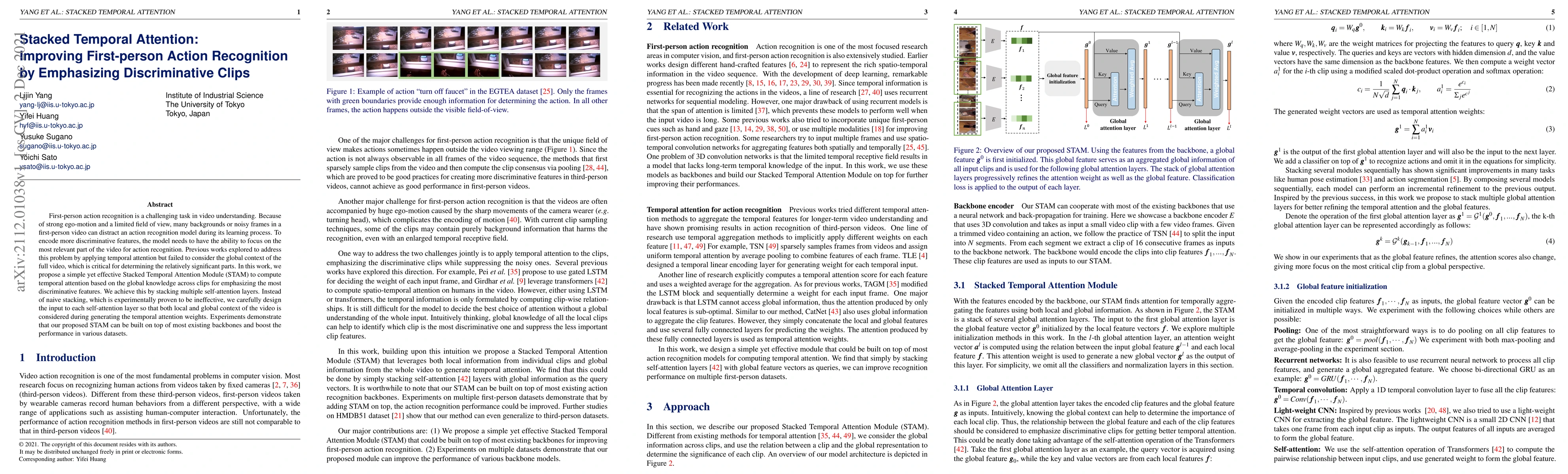 Thumbnail for Stacked Temporal Attention: Improving First-person Action Recognition by
  Emphasizing Discriminative Clips