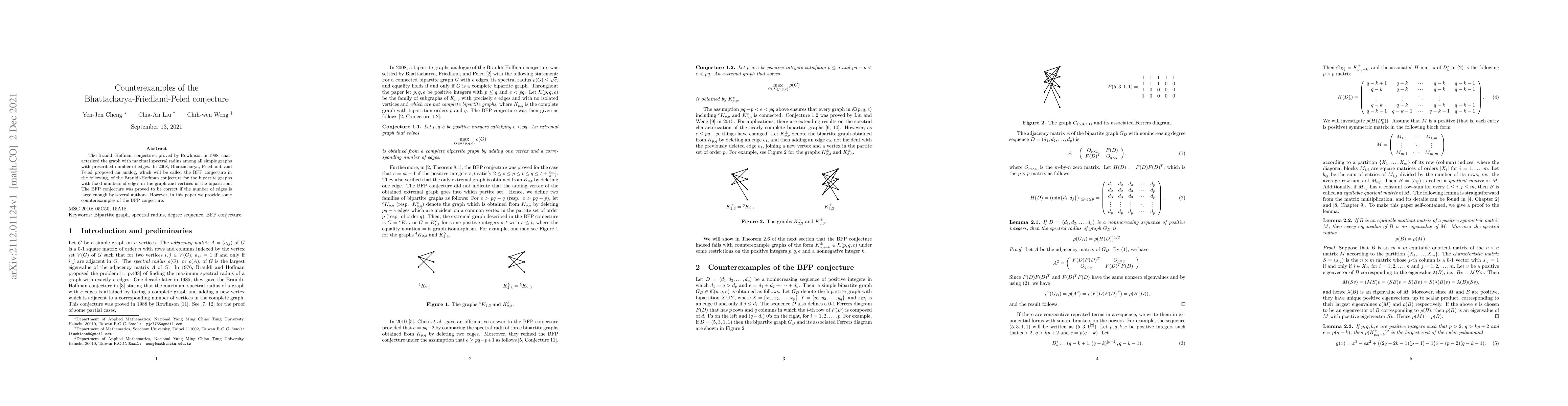 Thumbnail for Counterexamples of the Bhattacharya-Friedland-Peled conjecture