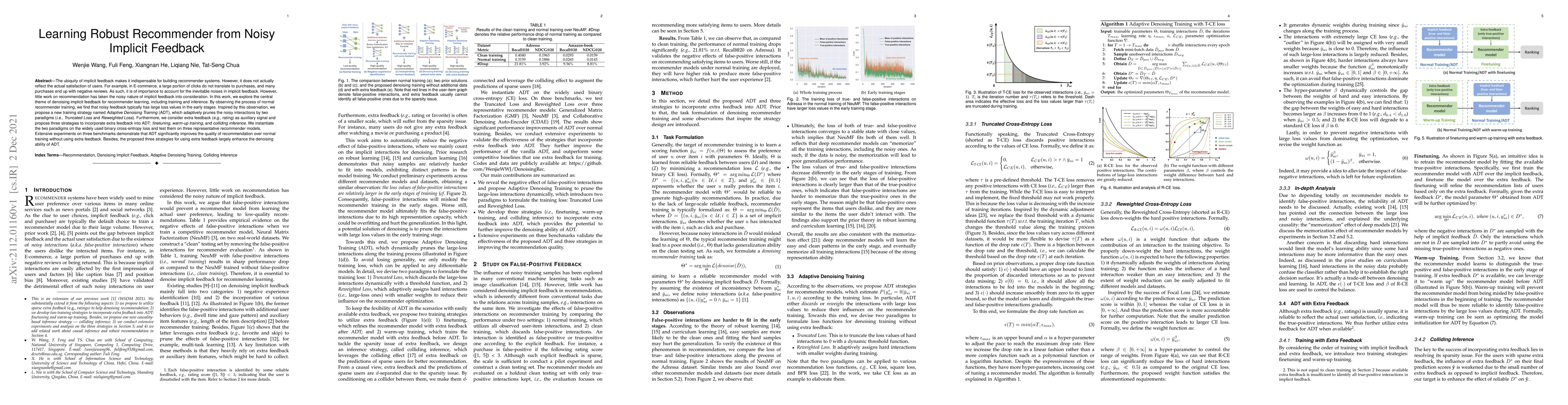 Thumbnail for Learning Robust Recommender from Noisy Implicit Feedback