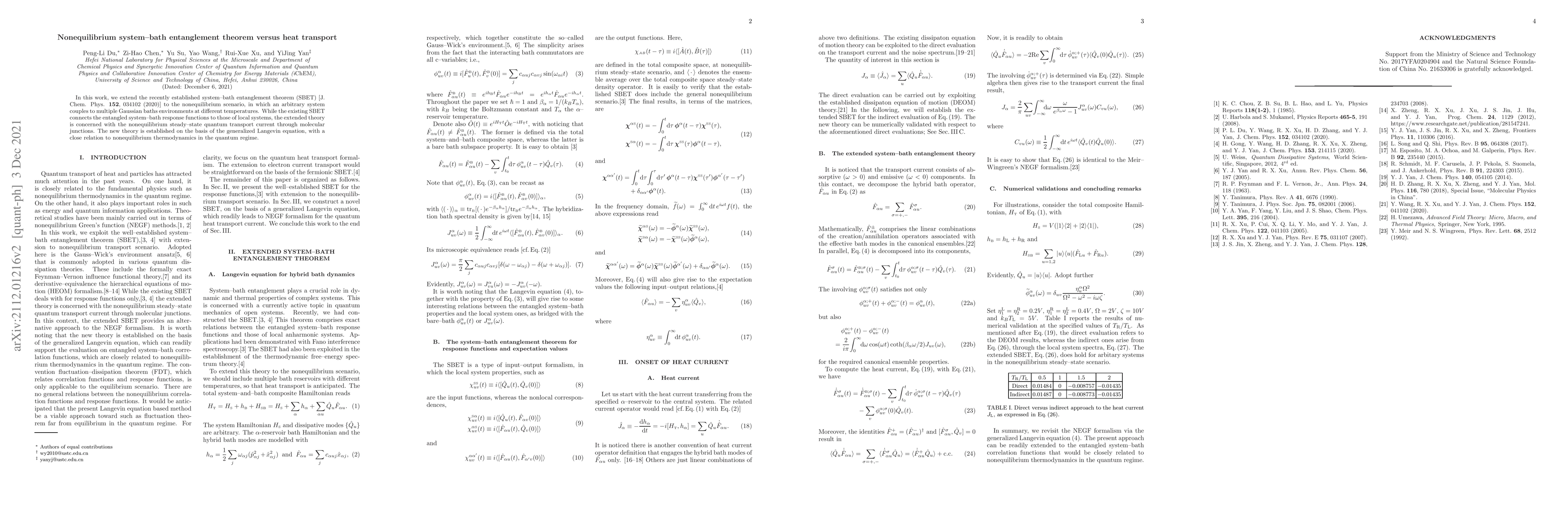 Thumbnail for Nonequilibrium system-bath entanglement theorem versus heat transport