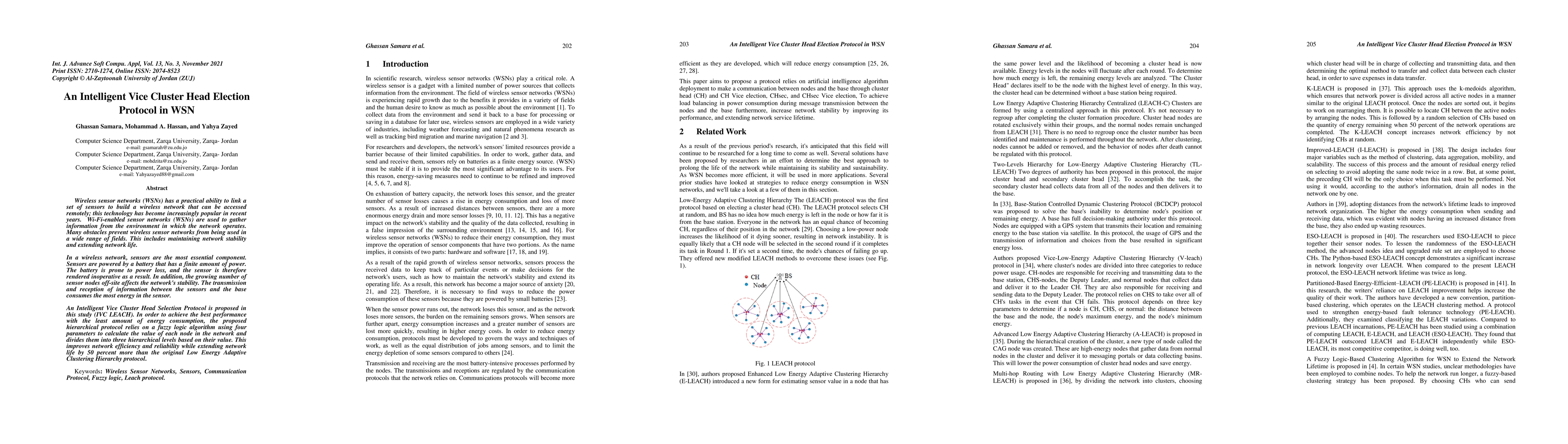 Thumbnail for An Intelligent Vice Cluster Head Election Protocol in WSN