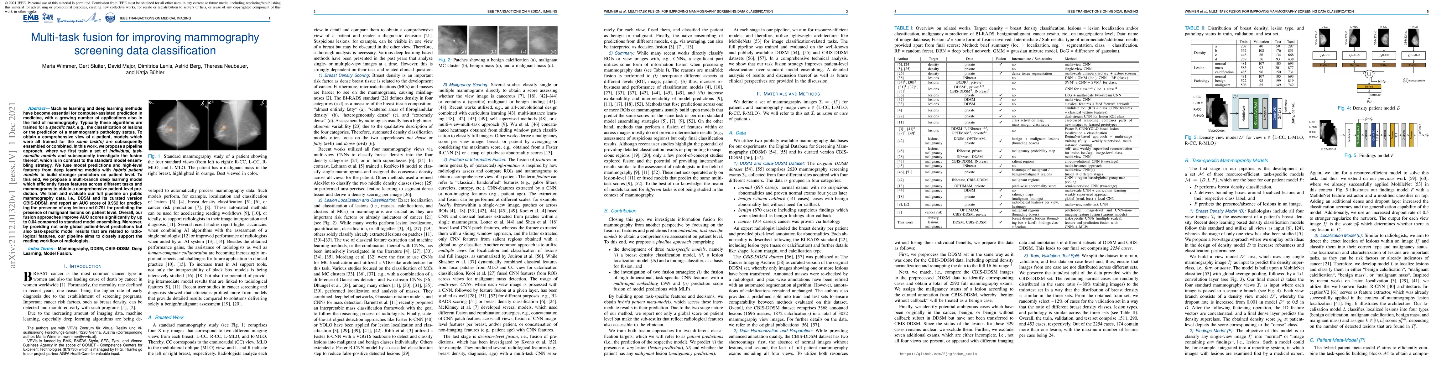 Thumbnail for Multi-task fusion for improving mammography screening data
  classification