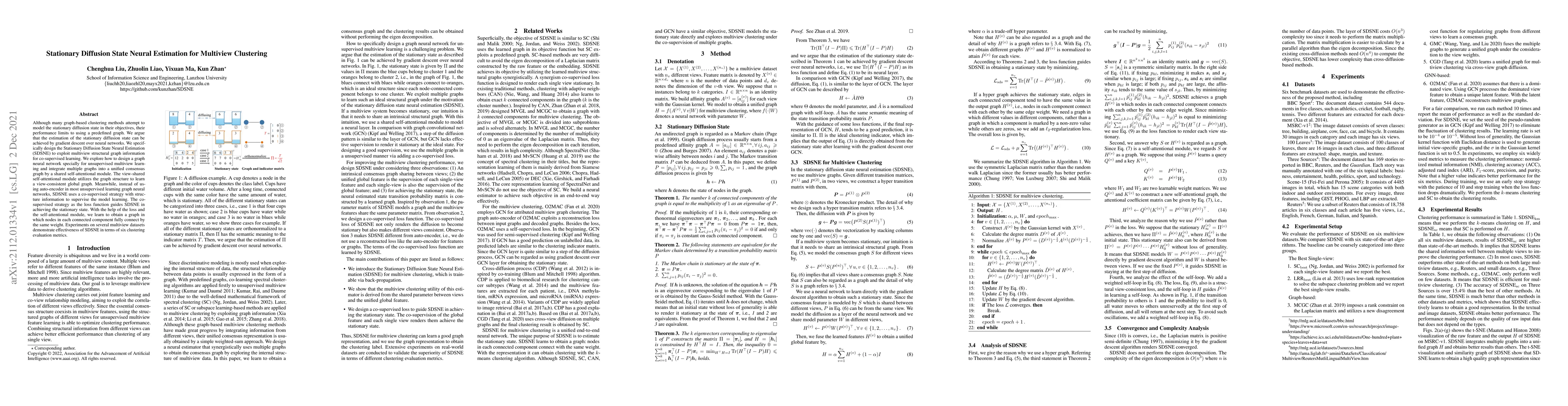 Thumbnail for Stationary Diffusion State Neural Estimation for Multiview Clustering