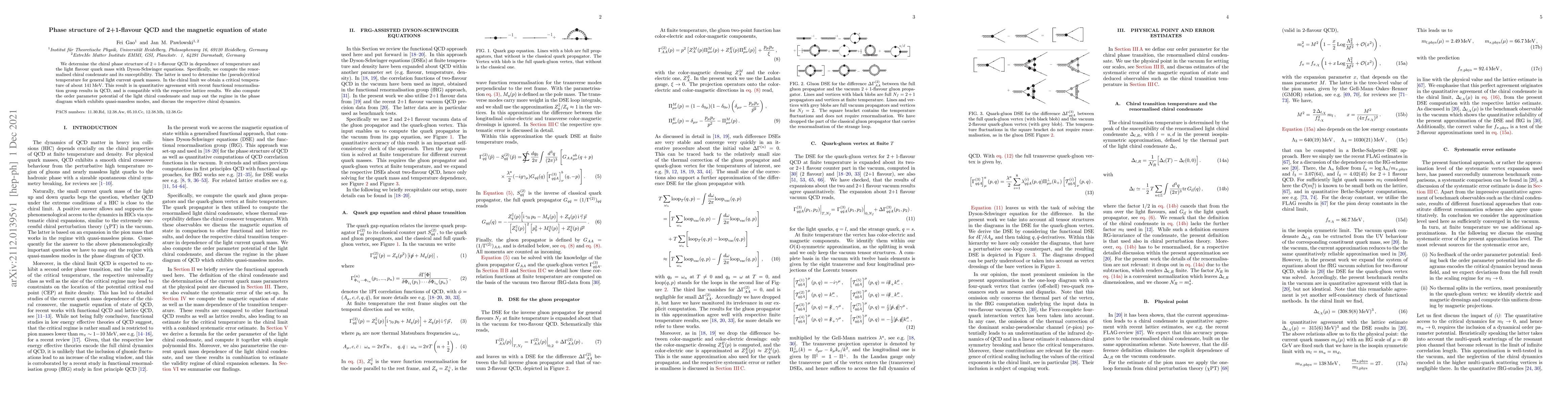 Thumbnail for Phase structure of 2+1-flavour QCD and the magnetic equation of state