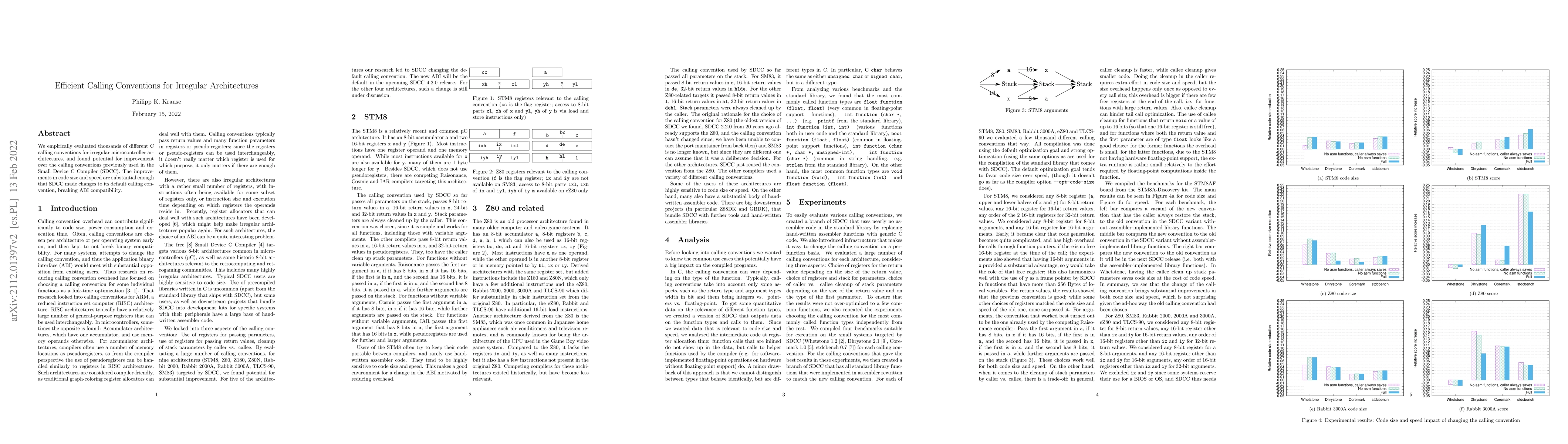 Thumbnail for Efficient Calling Conventions for Irregular Architectures