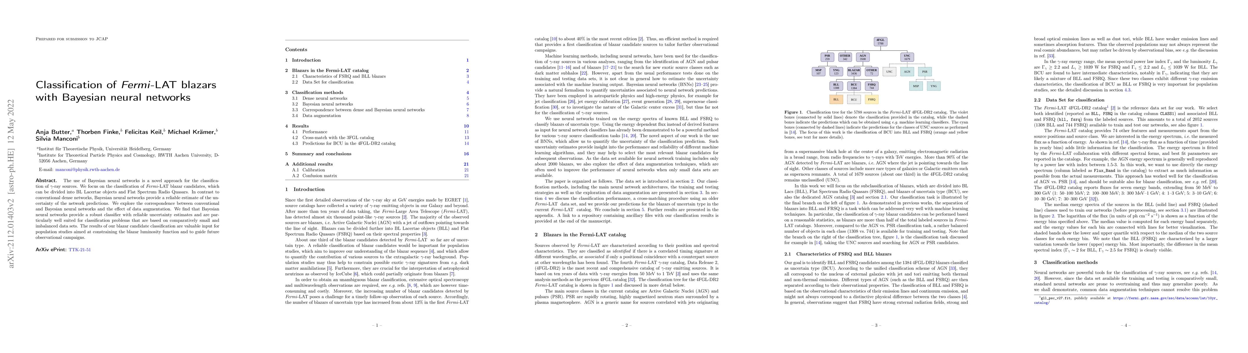 Thumbnail for Classification of Fermi-LAT blazars with Bayesian neural networks