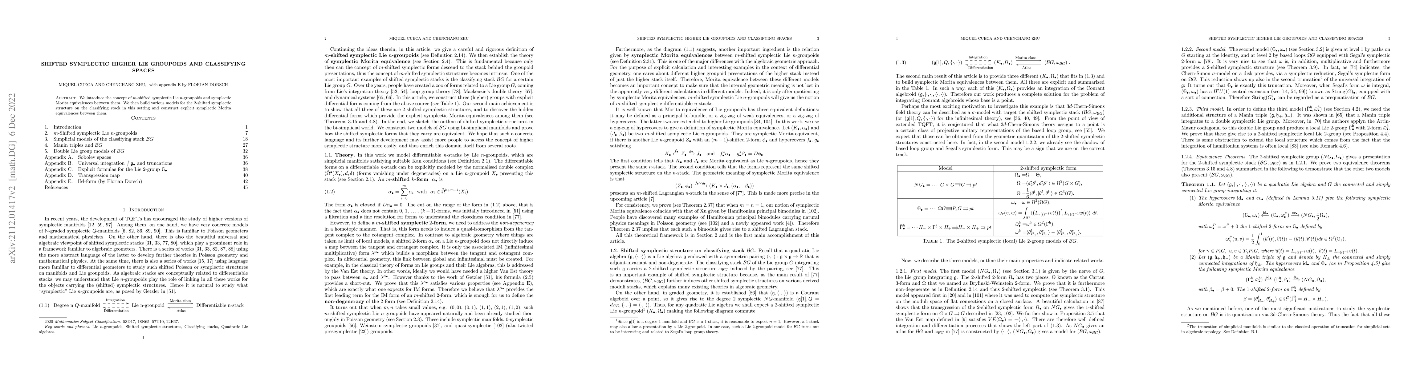 Thumbnail for Shifted symplectic higher Lie groupoids and classifying spaces