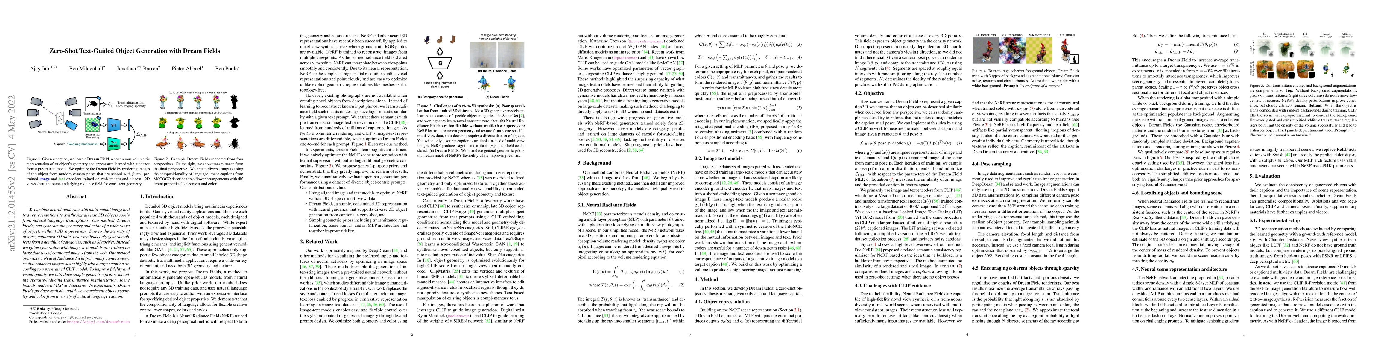 Thumbnail for Zero-Shot Text-Guided Object Generation with Dream Fields