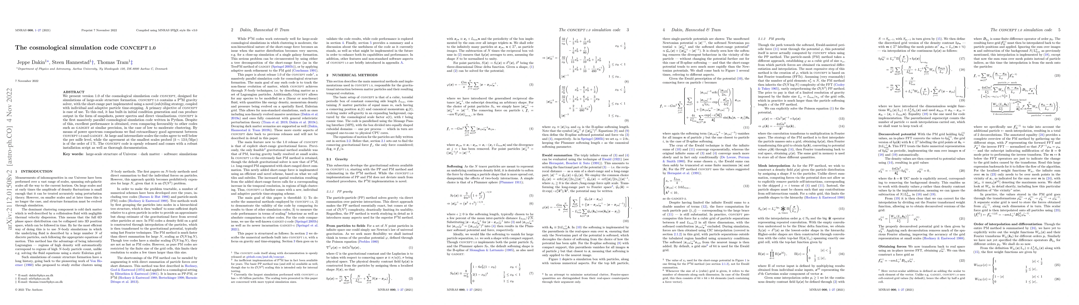 Thumbnail for The cosmological simulation code $\scriptstyle{\rm CO}N{\rm CEPT}\, 1.0$