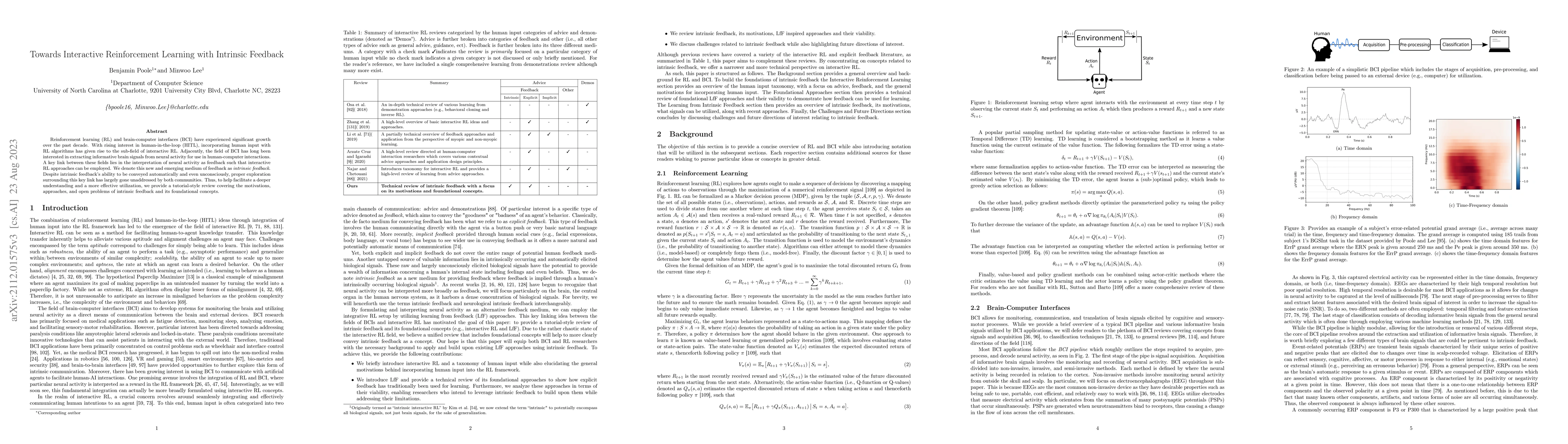 Thumbnail for Towards Interactive Reinforcement Learning with Intrinsic Feedback