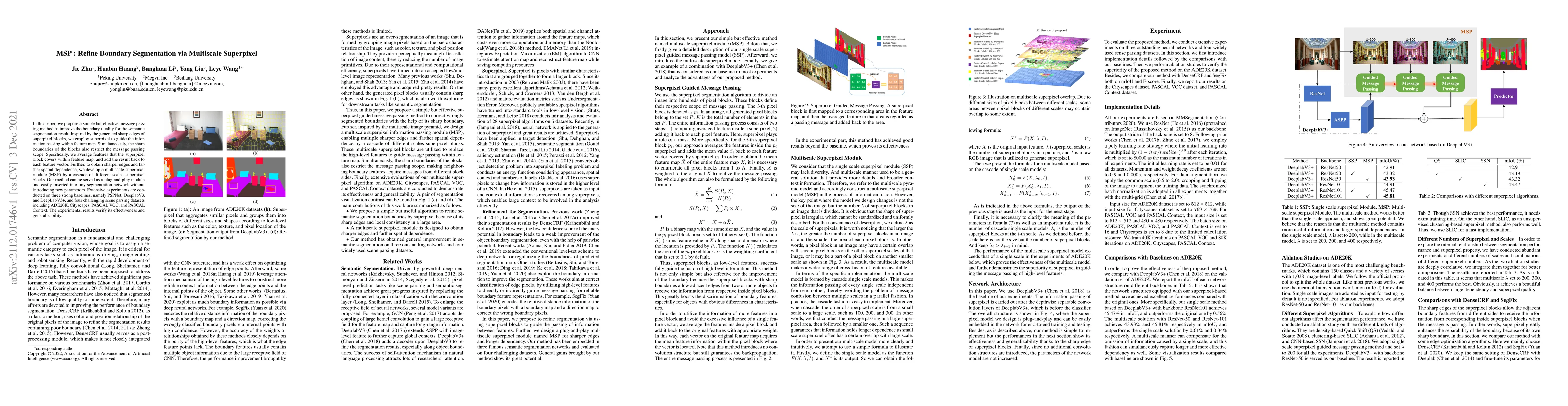 Thumbnail for MSP : Refine Boundary Segmentation via Multiscale Superpixel