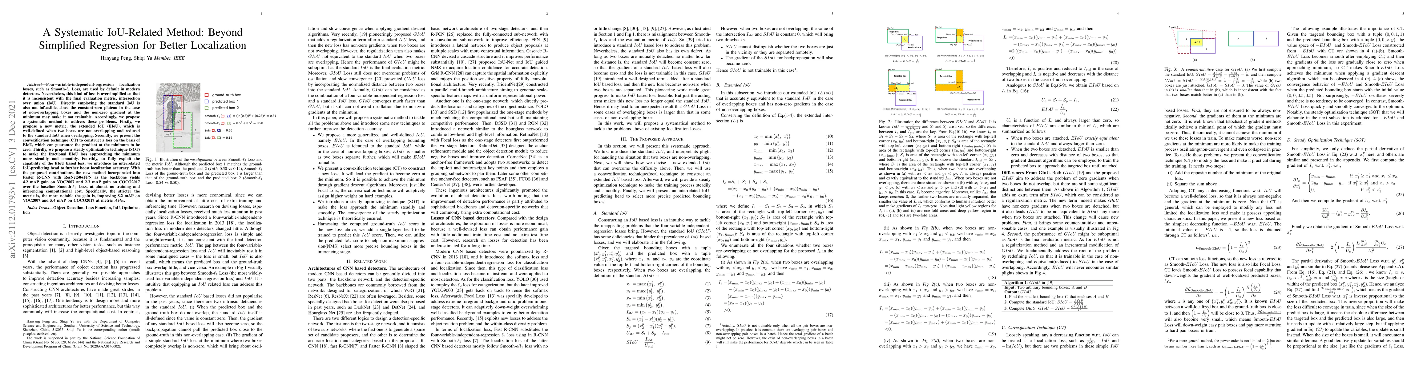 Thumbnail for A Systematic IoU-Related Method: Beyond Simplified Regression for Better
  Localization
