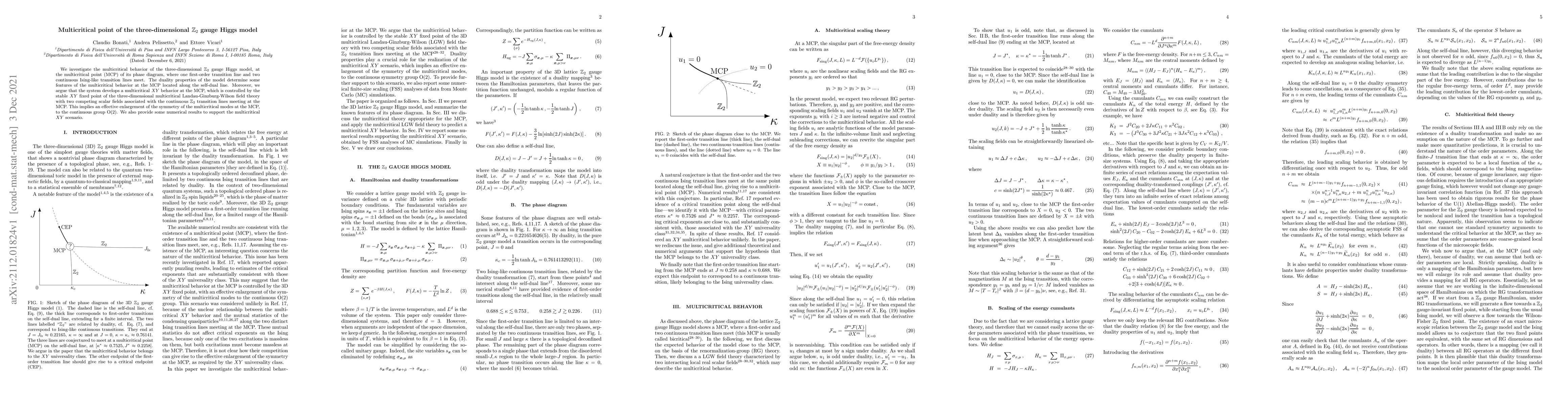 Thumbnail for Multicritical point of the three-dimensional Z_2 gauge Higgs model