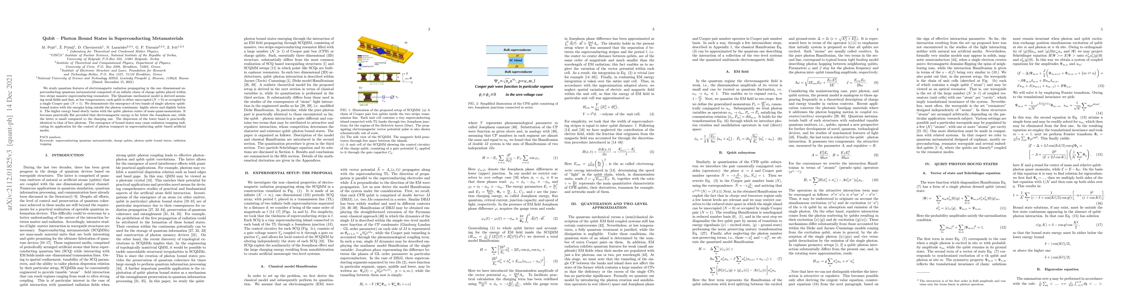 Thumbnail for Qubit-Photon Bound States in Superconducting Metamaterials