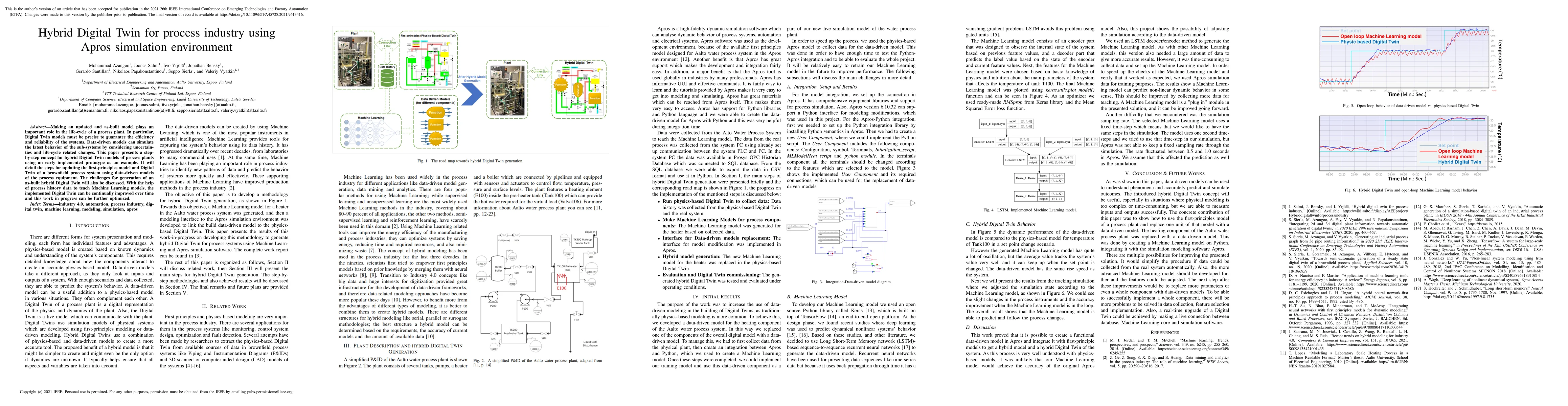 Thumbnail for Hybrid Digital Twin for process industry using Apros simulation
  environment