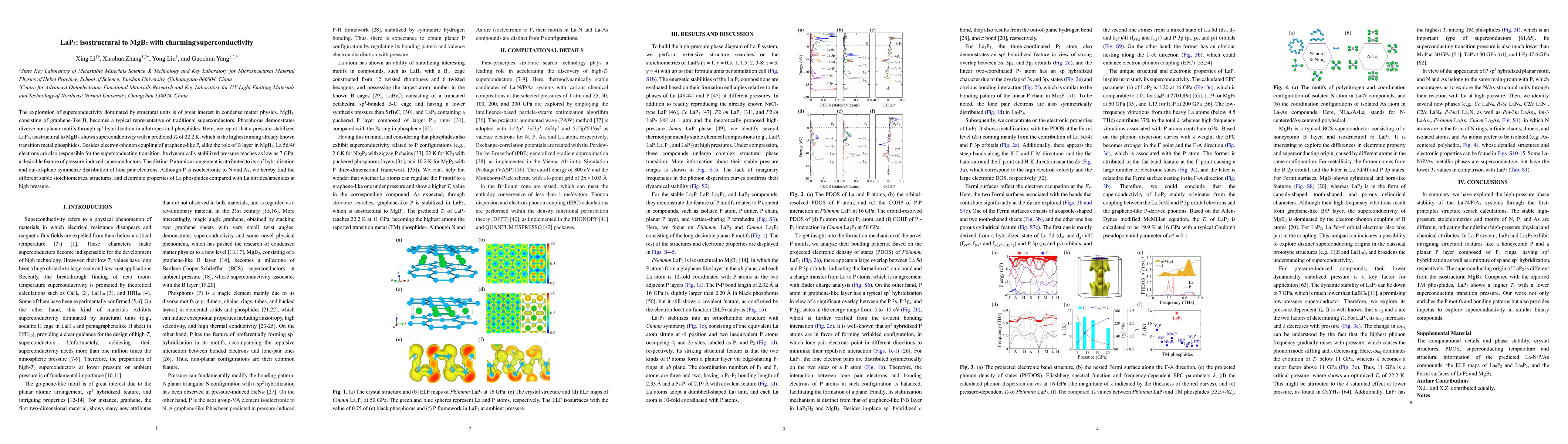 Thumbnail for LaP2: isostructural to MgB2 with charming superconductivity