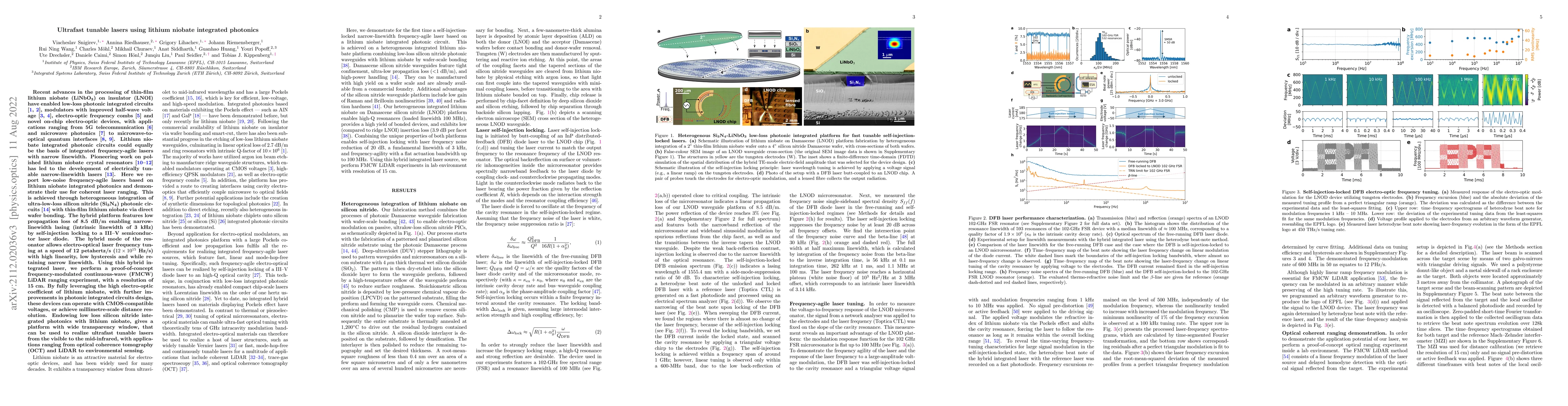 Thumbnail for Ultrafast tunable lasers using lithium niobate integrated photonics